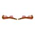 Picture of Hand Guards Wrap Round with Alloy Inserts Orange (Pair)