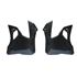 Picture of Radiator Scoops Black Yamaha YZ125, YZ250, WR250 96-01 (Pair)