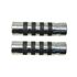 Picture of Grip Set Chrome Aluminum with Rubber Band 7/8" Handlebar (Pair)