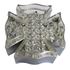 Picture of Taillight Complete Fire Maltese Cross Clear Lens & Red LED