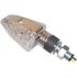 Picture of Indicator LED Arrow Chrome Short Stem with Clear Lens E-Marked (Pair)
