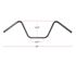Picture of Handlebars 7/8' Chrome 13' Rise Wide Bottom