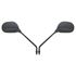 Picture of Mirrors 10mm Black Rectangle Left & Right 165mm Long Stem E-Marked (Pair)