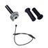 Picture of Throttle Unit MX Chrome complete with black grips and cable