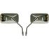 Picture of Mirrors 10mm Stainless Rectange Left & Right Yamaha Thread (Pair)