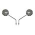 Picture of Mirrors 8mm Chrome Round Left & Right Early Yamaha Style (Pair)