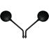 Picture of Mirrors 10mm Black Round Left and Right Kawasaki Z's Style (Pair)