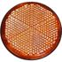 Picture of Reflector Orange Round Stick-on Black Rim OD 60mm