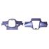 Picture of Handlebar Covers Honda C90 Cub Blue Top & Bottom (Pair)