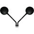 Picture of Mirrors 8mm Black Round Left and Right Kawasaki Z's Style (Pair)