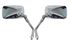Picture of Mirrors 10mm Chrome Effect  Rectangle Left & Right Honda Style (Pair)