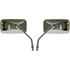 Picture of Mirrors 10mm Stainless Rectange Left & Right Yamaha Thread (Pair)