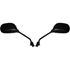 Picture of Mirrors 8mm Black Rectangle Left & Right Scooter Yamaha (Pair)