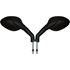 Picture of Mirrors 8mm Black Rounded Left & Right Peugeot (Lge Head) (Pair)