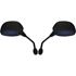 Picture of Mirrors 8mm Black Rounded Left & Right to fit European Model (Pair)