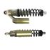 Picture of Shocks 325mm Pin+Pin Chrome body black spring & piggy back (Pair)