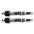 Picture of Shocks 365mm Pin+Pin Black Ca p Chrome Spring (Type 2) (Pair)