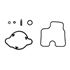 Picture of TourMax Carburettor Repair Kit Honda CBF600 F 04-08, CB500 CB600 F CAB-H17