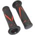 Picture of Grips Diamond Black with red cut out to fit 7/8"Handlebars (Pair)