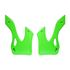Picture of Radiator Scoops Green Kawasaki KX125, KX250 99-02 (Pair)