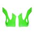 Picture of Radiator Scoops Green Kawasaki KX125, KX250 99-02 (Pair)
