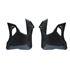 Picture of Radiator Scoops Black Yamaha YZ125, YZ250, WR250 96-01 (Pair)