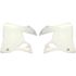 Picture of *Radiator Scoops White Yamaha YZ125, YZ250, WR250 96-01 (Pair)