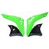 Picture of Radiator Scoops Green Kawasaki KX250F 06-08 (Pair)