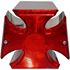 Picture of Custom Rear Stop Light Taillight Maltese Cross with Stop & Tail Bulb