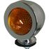 Picture of Custom Bullet Indicator Light Chrome New Type with Amber Lens & E-Mark