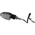 Picture of Complete Indicator LED Arrow Black Short Stem with Clear Lens E-Marked (Pair)