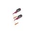 Picture of Complete Indicator Medium Aluminium Red Short with Smoked Lens (Pair)