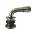 Picture of Tubeless Valve 8mm with 90' Bend chrome locking nuts outside (Per 5)