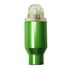 Picture of Valve Caps Plastic Wheelflea Multicolour Green Case (Pair)