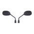 Picture of Mirrors 10mm Black Rectangle Left & Right Sports Long Stem (Pair)