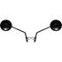 Picture of Mirrors 8mm Black Round Left and Right Clamp-on (Pair)