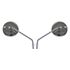 Picture of Mirrors 10mm Chrome Round Left & Right Early Yamaha Style (Pair)