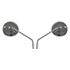 Picture of Mirrors 10mm Chrome Round Left & Right Early Yamaha Style (Pair)