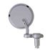 Picture of Mirror Bar End Silver Round Left Hand
