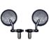 Picture of Mirror Bar End Carbon Look Round (Pair)