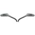 Picture of Mirrors 10mm Chrome 3D Style Left & Right with all fittings (Pair)