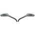 Picture of Mirrors 10mm Chrome 3D Style Left & Right with all fittings (Pair)