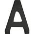 Picture of Digit 'A' 2.5" Matt Black (Per 10)
