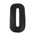 Picture of Competition Numbers Black 7" '0' Matt (Per 10)