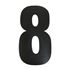Picture of Competition Numbers Black 7" '8' Matt (Per 10)