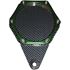 Picture of Tax Disc Holder Hexagon Carbon Look 6 Studs Green Rim