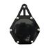 Picture of Tax Disc Holder Hexagon Slimline Carbon Look & Black Rim