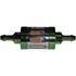 Picture of Fuel Fuel/Petrol Filter 6mm Anodised Aluminium Green Glass Centre