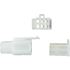 Picture of Electrical Plastic Connector 6 Pole Spade Male & Female Block (5 Pairs)