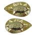Picture of Tank Badges Gold Pear Shape as fitted to BSA B25/A65 (Pair)
